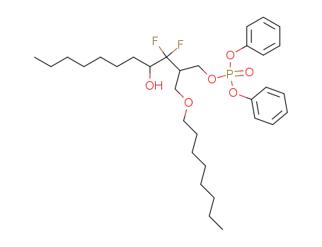phosphoric acid, (R*,*)- and (R*,S*)-3,3-difluoro-4-hydroxyundecyl diphenyl ester
