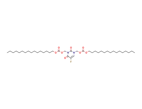 Carbonic acid 5-fluoro-3-hexadecyloxycarbonyloxymethyl-2,6-dioxo-3,6-dihydro-2H-pyrimidin-1-ylmethyl ester hexadecyl ester