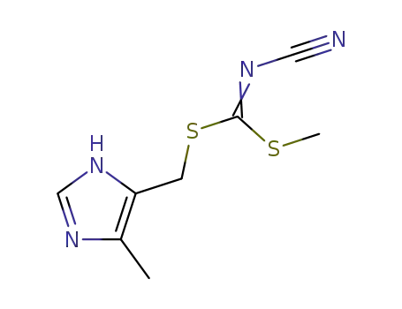 N-cyano-S-methyl-S'-<(5-methyl-1H-imidazol-4-yl)methyl>-dithiocarbamate