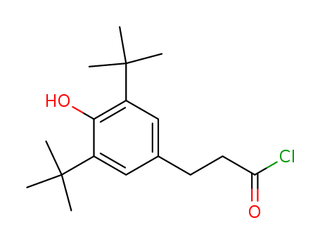 Benzenepropanoylchloride, 3,5-bis(1,1-dimethylethyl)-4-hydroxy-