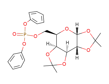 diphenyl (1,2:3,4-di-O-isopropylidene-α-D-galactopyranosyl)-6-O-phosphate