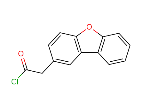 2-dibenzofuranacetic acid chloride