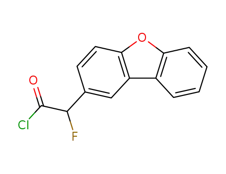 Dibenzofuran-2-yl-fluoro-acetyl chloride