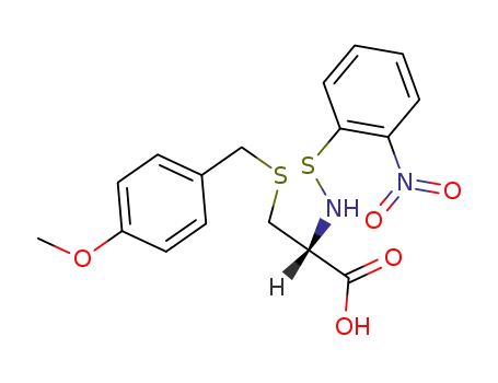 (R)-3-(4-Methoxy-benzylsulfanyl)-2-(2-nitro-phenylsulfanylamino)-propionic acid