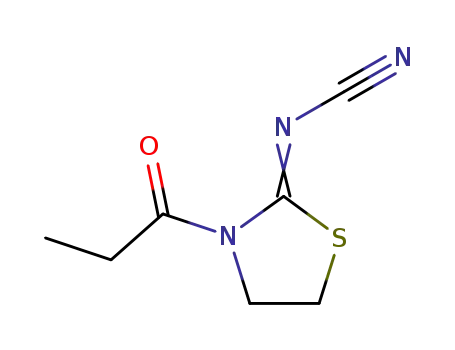3-Propionyl-thiazolidin-(2Z)-ylidene-cyanamide