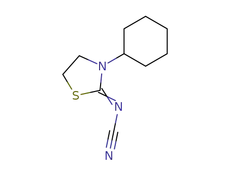 3-Cyclohexyl-thiazolidin-(2Z)-ylidene-cyanamide
