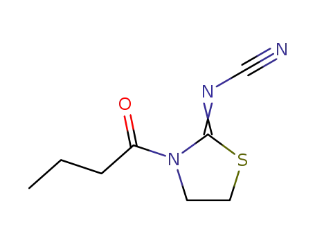 3-Butyryl-thiazolidin-(2Z)-ylidene-cyanamide