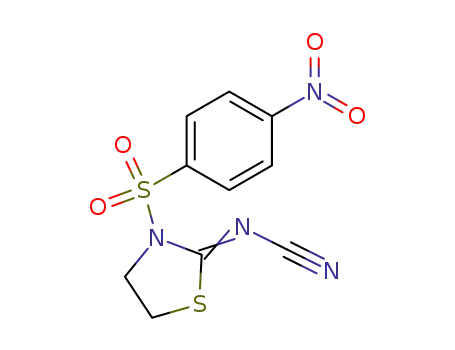 3-(4-Nitro-benzenesulfonyl)-thiazolidin-(2Z)-ylidene-cyanamide