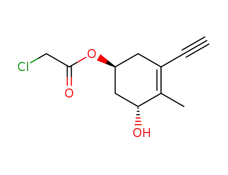 Chloro-acetic acid (1S,5R)-3-ethynyl-5-hydroxy-4-methyl-cyclohex-3-enyl ester