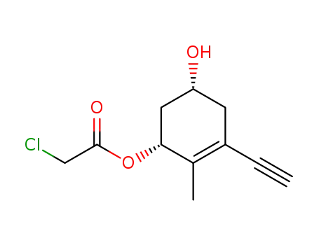 Chloro-acetic acid (1R,5R)-3-ethynyl-5-hydroxy-2-methyl-cyclohex-2-enyl ester