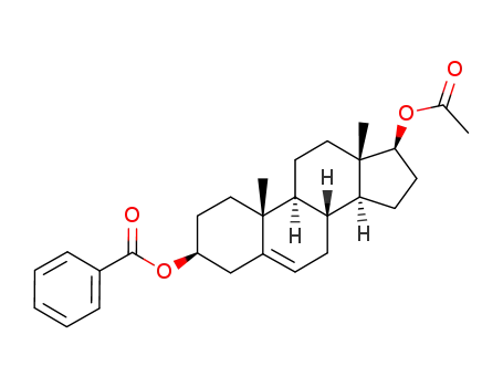 Benzoic acid (3S,8R,9S,10R,13S,14S,17S)-17-acetoxy-10,13-dimethyl-2,3,4,7,8,9,10,11,12,13,14,15,16,17-tetradecahydro-1H-cyclopenta[a]phenanthren-3-yl ester