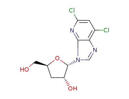 5,7-dichloro-3-(3-deoxy-α-D-ribofuranosyl)-3H-imidazo[4,5-b]pyridine