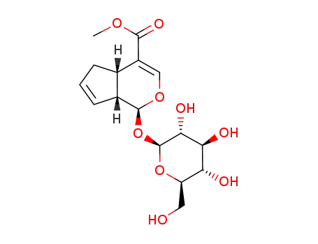 (1S,4aS,7aR)-1-((2S,3R,4S,5S,6R)-3,4,5-Trihydroxy-6-hydroxymethyl-tetrahydro-pyran-2-yloxy)-1,4a,5,7a-tetrahydro-cyclopenta[c]pyran-4-carboxylic acid methyl ester