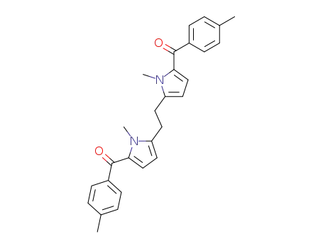 (1-methyl-5-{2-[1-methyl-5-(4-methyl-benzoyl)-1H-pyrrol-2-yl]-ethyl}-1H-pyrrol-2-yl)-p-tolyl-methanone