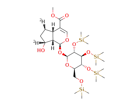 [6β,3β-2H2]-tetrahydrorandioside tetra-O-trimethylsilylether