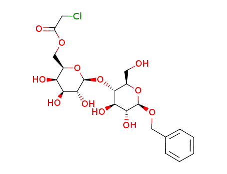 benzyl (6-O-chloroacetyl-β-D-galactopyranosyl)-(1->4)-β-D-glucopyranoside