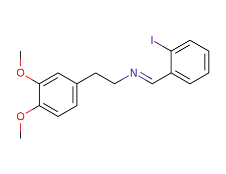 [2-(3,4-dimethoxy-phenyl)-ethyl]-(2-iodo-benzylidene)amine