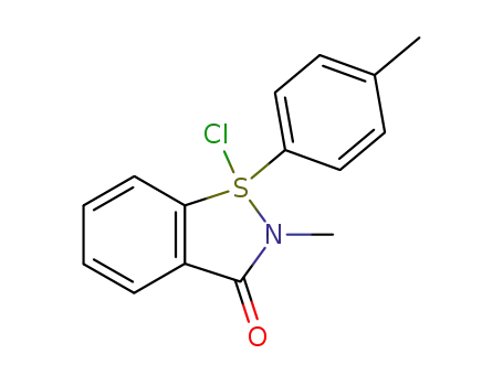 2,3-dihydro-1-chloro-1-(4-methylphenyl)-2-methyl-3-oxo-1,2-benzisothiazole