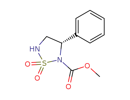 (S)-1,1-Dioxo-3-phenyl-1λ6-[1,2,5]thiadiazolidine-2-carboxylic acid methyl ester