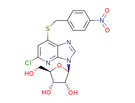 5-chloro-7-(4-nitrobenzylsulfanyl)-3-β-D-ribofuranosyl-3H-imidazo[4,5-b]pyridine