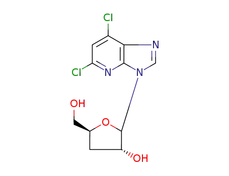 (3R,5S)-2-(5,7-Dichloro-imidazo[4,5-b]pyridin-3-yl)-5-hydroxymethyl-tetrahydro-furan-3-ol