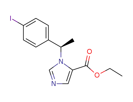 (R)-(+)-ethyl 1-[1-(4-iodophenyl)ethyl]-1H-imidazole-5-carboxylate