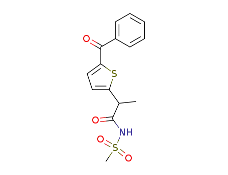 N-[2-(5-benzoyl-thiophen-2-yl)-propionyl]-methanesulfonamide