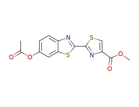 2-(6-acetoxy-benzothiazol-2-yl)-thiazole-4-carboxylic acid methyl ester