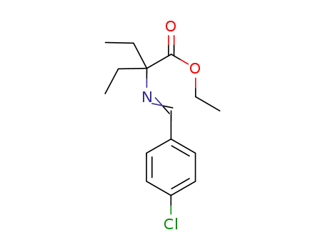 2-[(4-chloro-benzylidene)-amino]-2-ethyl-butyric acid ethyl ester