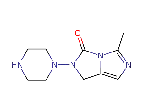 5-methyl-2-(piperazin-1-yl)-1,2-dihydro-3H-imidazo[1,5-c]imidazol-3-one
