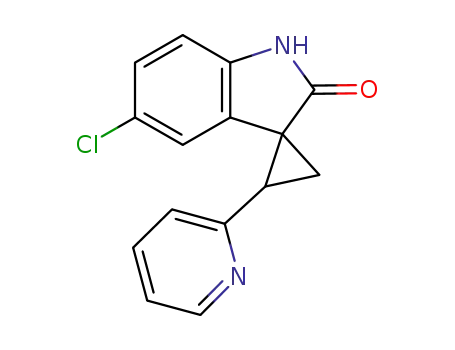 5'-chloro-2-(2-pyridinyl)-spiro[cyclopropane-1,3'-[3H]indol]-2'(1'H)-one