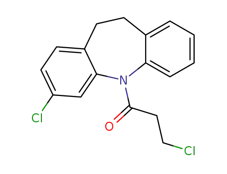 3-chloro-1-(3-chloro-10,11-dihydro-5H-dibenzo[b,f]azepin-5-yl)propan-1-one