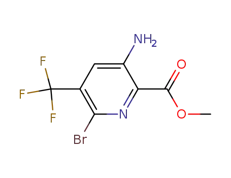 3-amino-6-bromo-5-trifluoromethyl-pyridine-2-carboxylic acid methyl ester