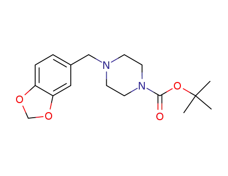 tert-butyl 4-(benzo[d][1,3]dioxol-5-ylmethyl)piperazine-1-carboxylate