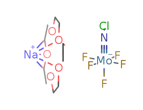 sodium-15-crown-5-pentafluoro-N-chloronitreno-molybdate(IV)