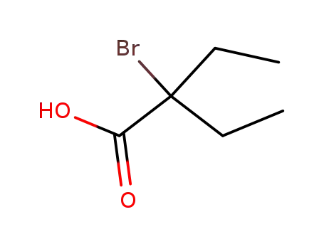 Molecular Structure of 5456-23-5 (2-BROMODIETHYLACETIC ACID)