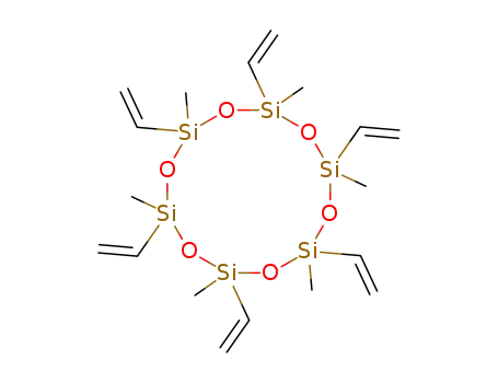 Molecular Structure of 18304-82-0 (1,3,5,7,9,11-hexamethyl-1,3,5,7,9,11-hexavinylcyclohexasiloxane)