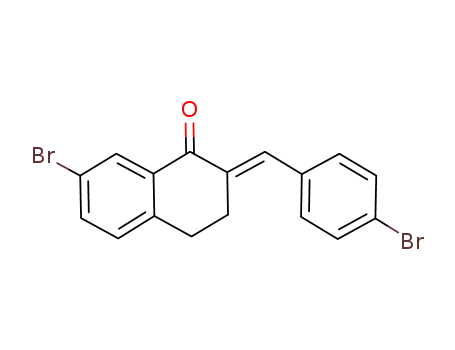 (E)-7-bromo-2-(4-bromobenzylidene)-1-tetralone