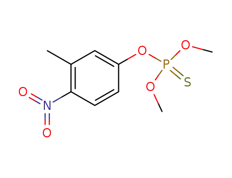Molecular Structure of 122-14-5 (Fenitrothion)