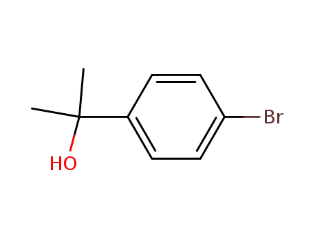 Molecular Structure of 2077-19-2 (2-(4-Bromophenyl)propan-2-ol)