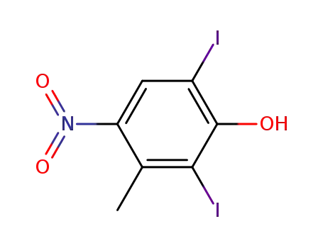 2,6-diiodo-3-methyl-4-nitrophenol