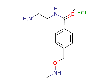 N-(2-aminoethyl)-4-[(methylaminooxy)methyl]benzamide hydrochloride