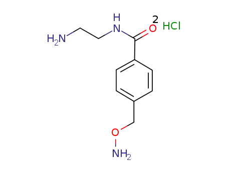 N-(aminoethyl)-4-(aminooxymethyl)benzamide hydrochloride