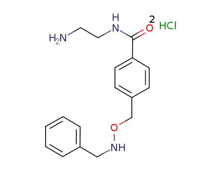 N-(2-aminoethyl)-4-[(benzylaminooxy)methyl]benzamide hydrochloride