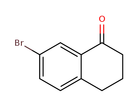 Molecular Structure of 32281-97-3 (7-Bromo-1-tetralone)