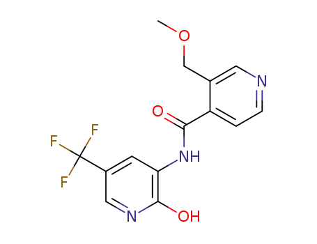 N-[2-hydroxy-5-(trifluoromethyl)pyridin-3-yl]-3-(methoxymethyl)isonicotinamide