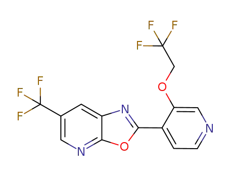 2-[2-(2,2,2-trifluoroethoxy)-phenyl]-6-trifluoromethyl-oxazolo[5,4-b]pyridine