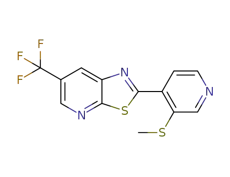 2-[3-(methylthio)pyridin-4-yl]-6-(trifluoromethyl)thiazolo[5,4-b]pyridine
