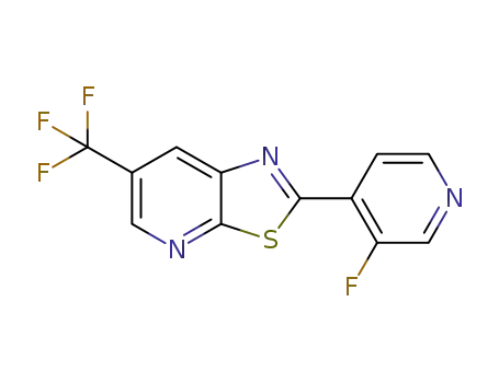 2-(3-fluoropyridin-4-yl)-6-(trifluoromethyl)thiazolo[5,4-b]pyridine