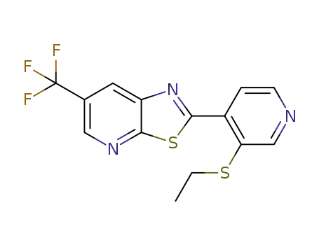 2-[3-(ethylthio)pyridin-4-yl]-6-(trifluoromethyl)thiazolo[5,4-b]pyridine